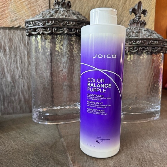 Brand new! JOICO - Color Balance Purple Conditioner big bottle 33.8 fl oz - Picture 3 of 6
